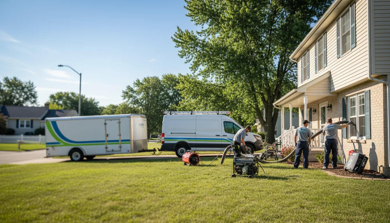 Flooded Basement Restoration And Cleanup With Repair in Pettisville, OH near me